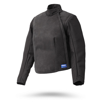 Нагрудник из кожи с тканевыми рукавами Ульман