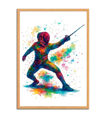 Плакат Фехтование (42смх29см)