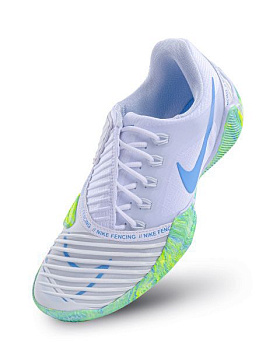 Фехтовальная обувь Найк, BALLESTRA 2 бело/салатовый