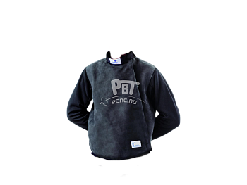 Нагрудник из кожи с текстильными рукавами ПБТ, мужской, ПРОФИ