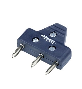 Вилка трехполюсная Ульман