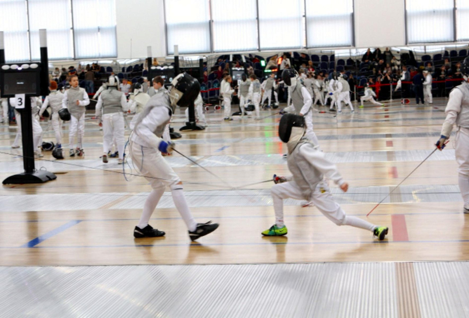 Проектирование и оснащение фехтовальных залов по ключ