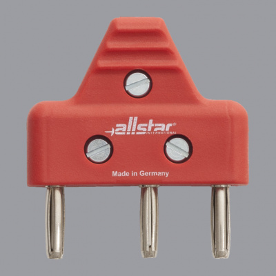 Вилка трехполюсная Альстар